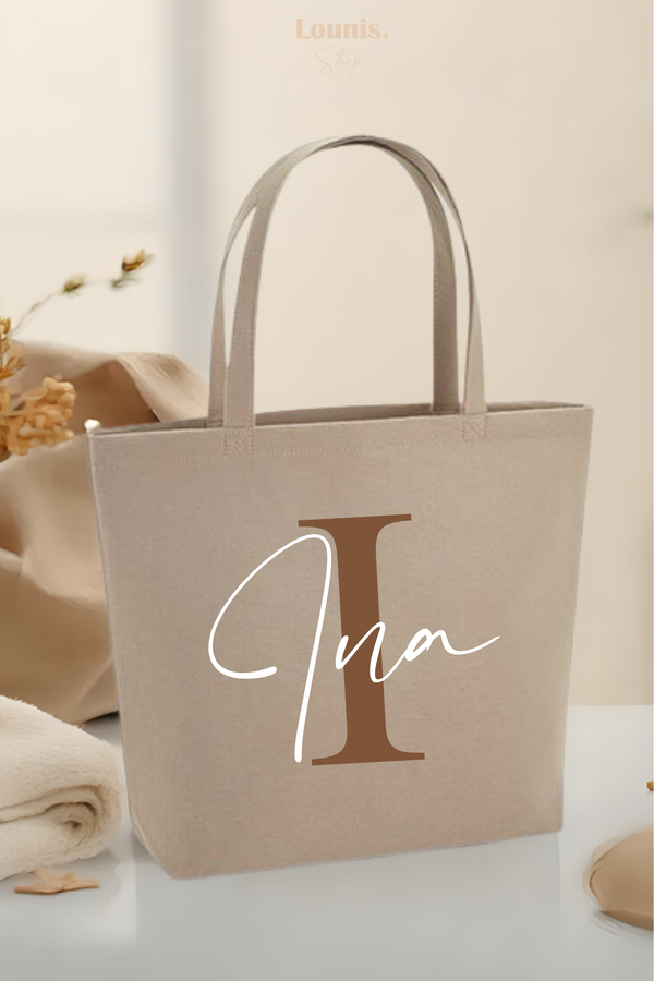 Personalisierte Filztasche mit Initial und Namen✨