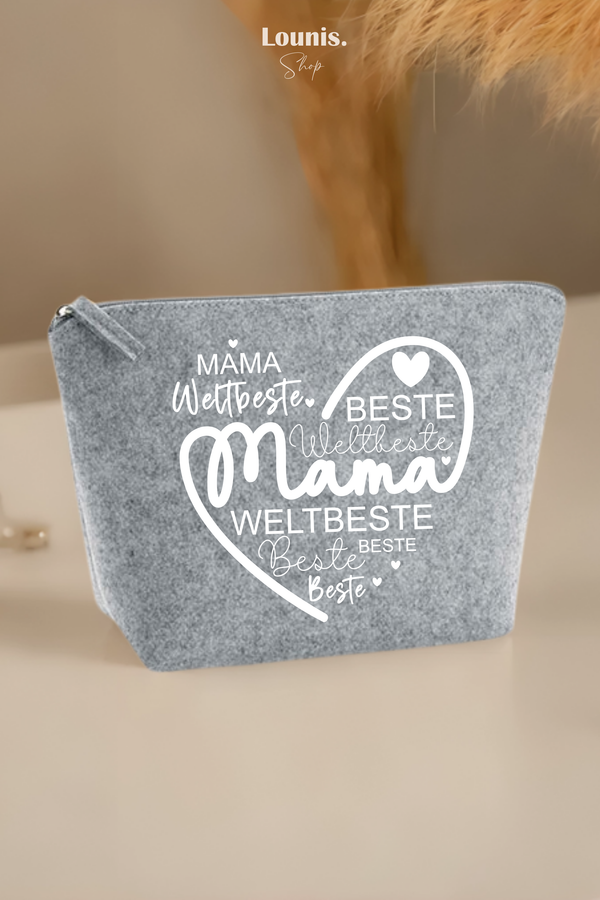 Kosmetiktasche „Mama Weltbeste“ 🎁💖