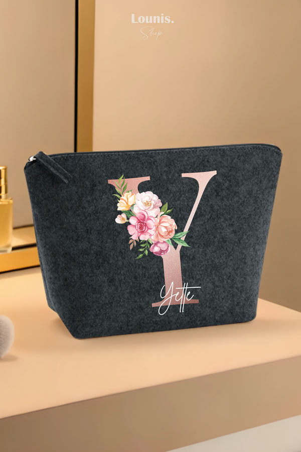 Personalisierte Kosmetiktasche 🌸