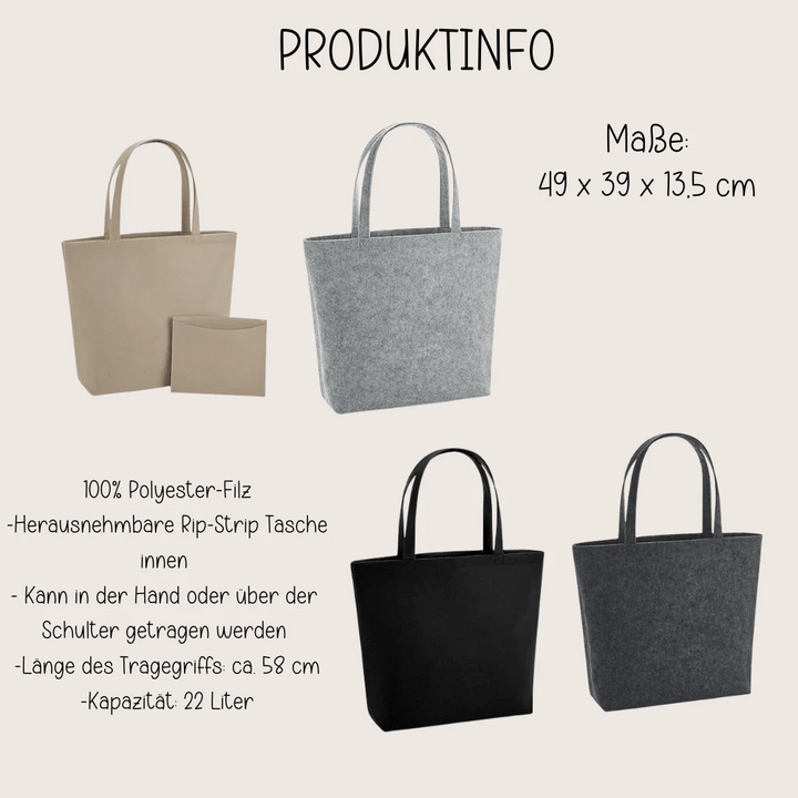 Filztasche Einkaufs Dingens 🛍️ - Lounis