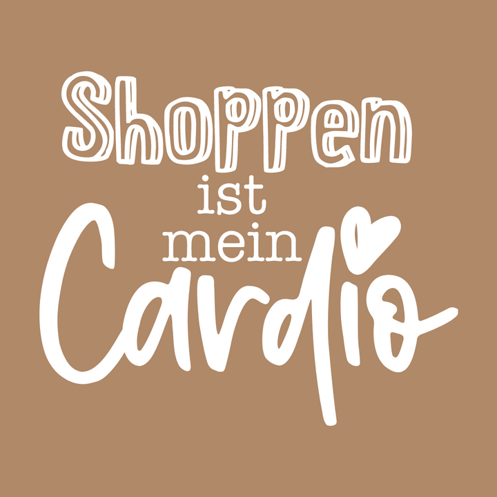 Filztasche "Shoppen ist mein Cardio" 💪 - Lounis