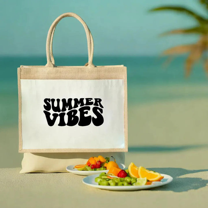 Jutetasche Summer Vibes☀️ - Lounis